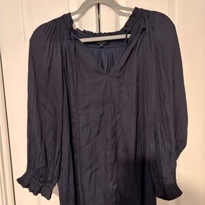 Lucky Brand Deep Blue Blouse